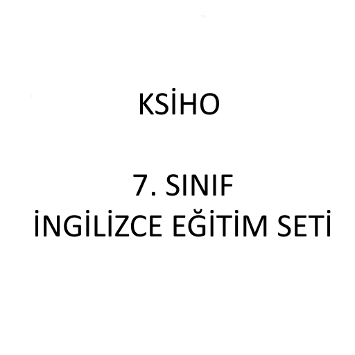 KSİHO 7.SINIF İNGİLİZCE EĞİTİM SETİ